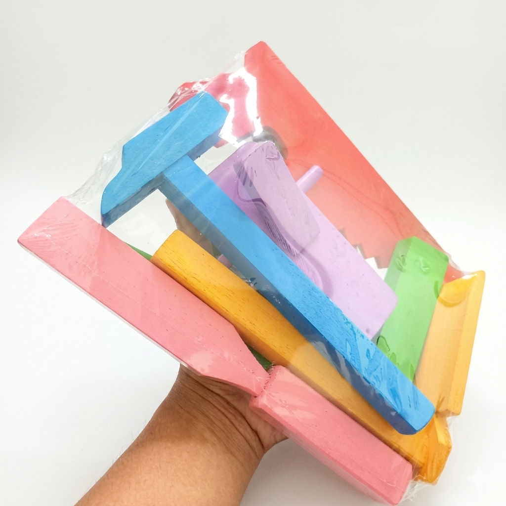Mainan Edukasi Alat Pertukangan Batu Wooden Toy Alat Peraga Pertukangan Tukang Kayu