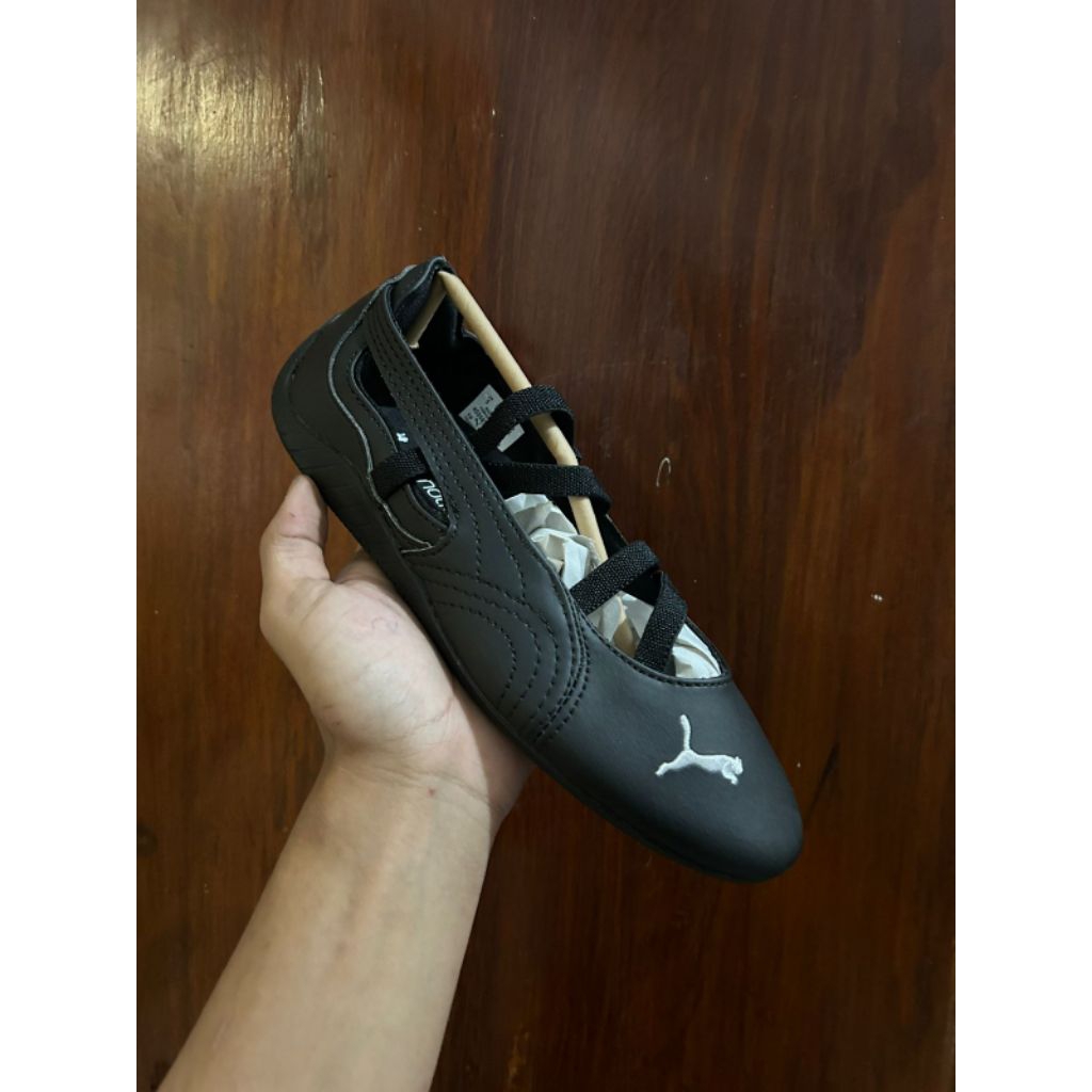 sepatu wanita casual puma balet hitam