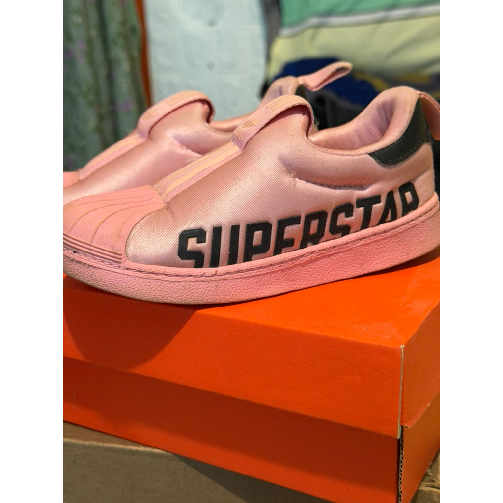sepatu anak adidas superstar slip on