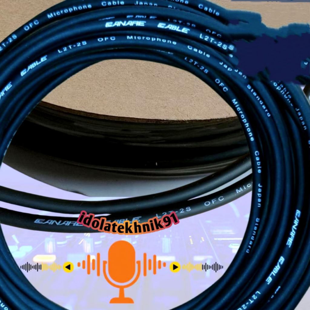 Kabel L2T 2S / Kabel Mic Audio L2T-2S Japan / Kabel Audio Microphone L2T2S Jual Per Meter / Kabel Mi