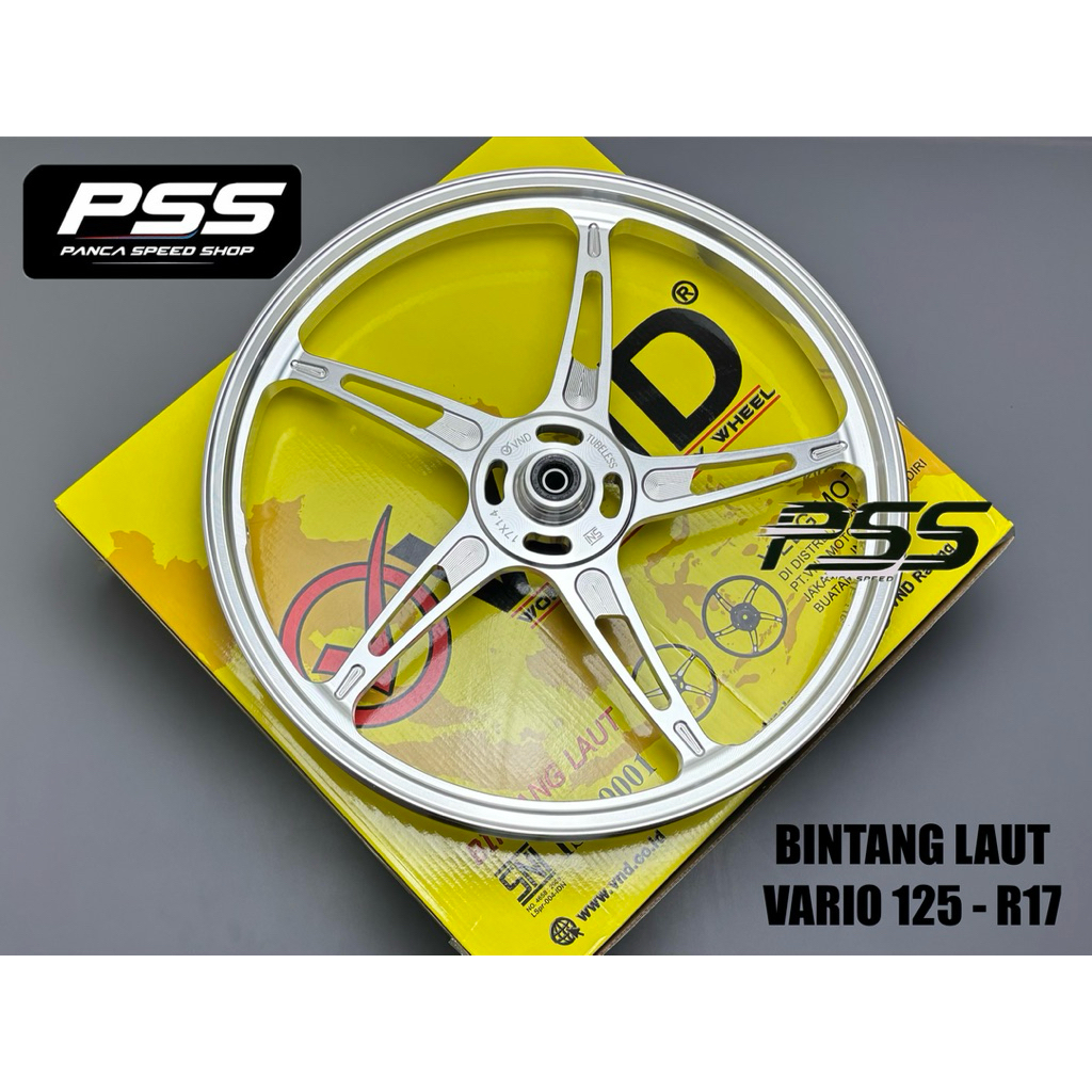 VELG VND BINTANG LAUT VARIO 125 VARIO 150 VARIO 160 CBS VELG VND RACING UK 140/160 RING 17