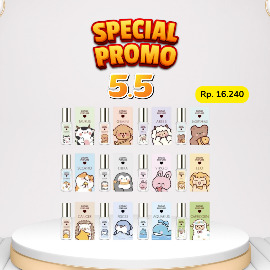 Promo Parfum Miniso edisi Zodiac