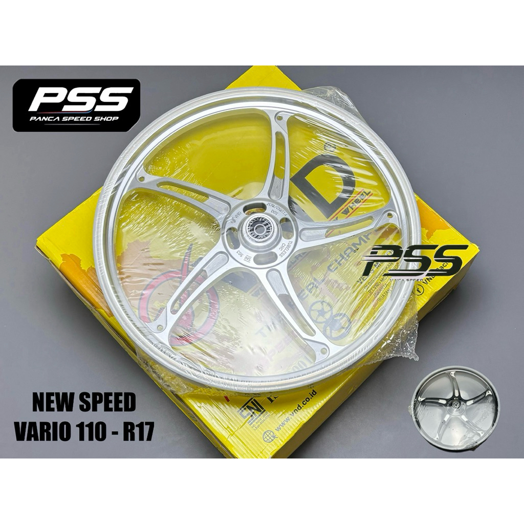 VELG VND NEW SPEED BEAT KARBU RING 17 UK 140/ 160 SCOOPY GENIO VARIO 110 FI VELG VND RACING