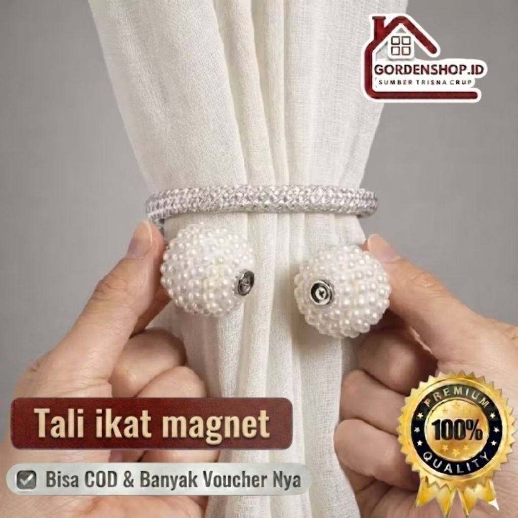 Tali Ikat Gorden minimalis Tali pengait model magnet mewah