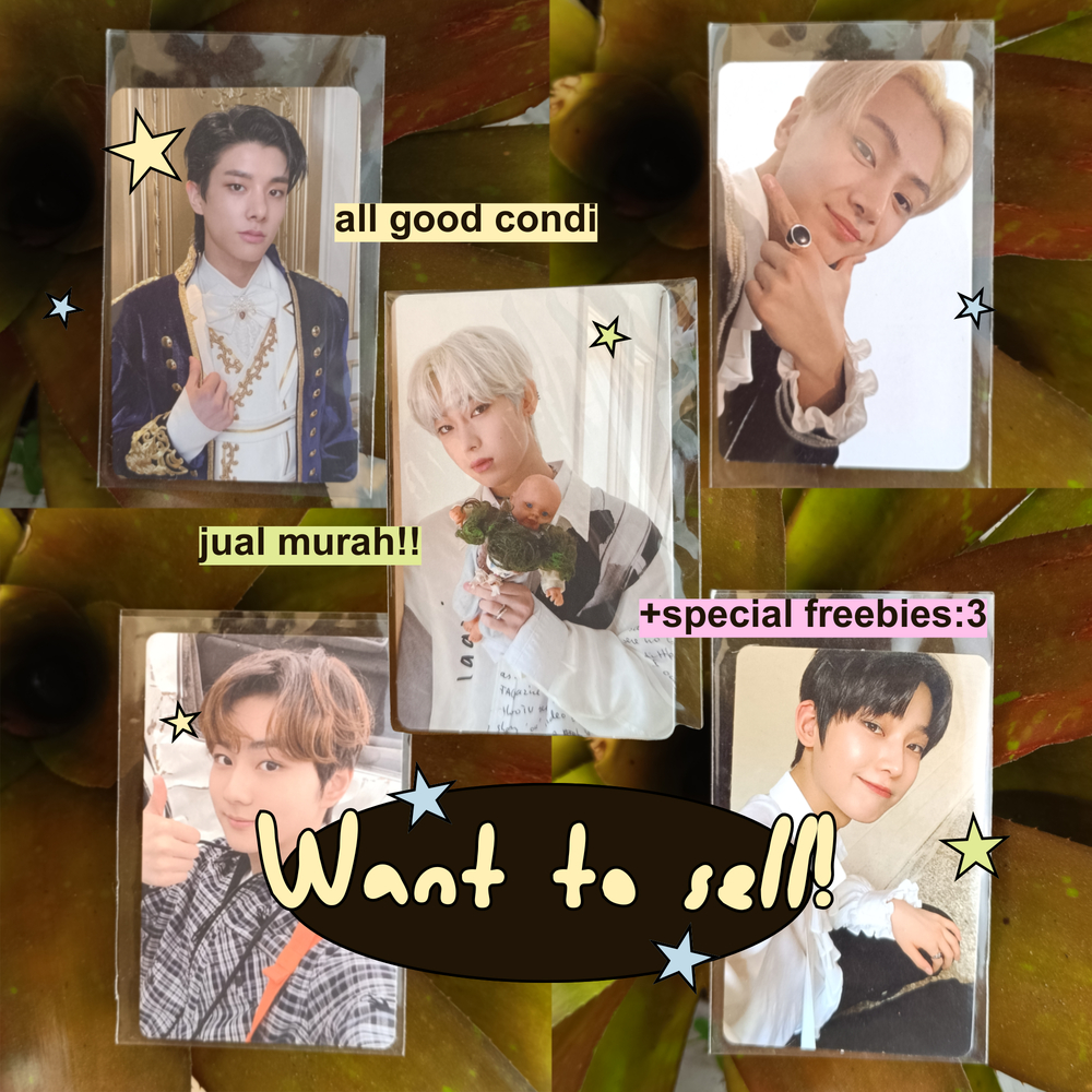 Photocard Official Enhypen Jay, Jake, Jungwon & Sunoo era Border: Day One (debut) | Border: CARNIVAL