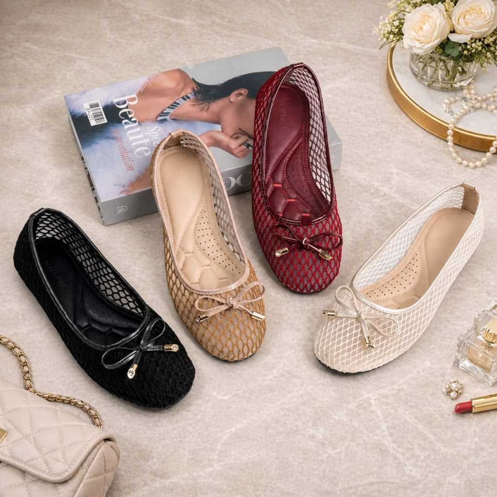 Flatshoes Wanita Sepatu Wanita Korea Flat Shoes Cantik Naura By Nichi