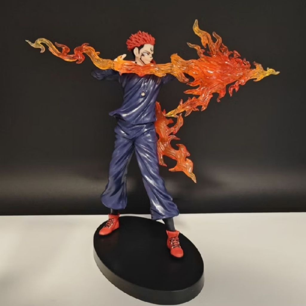 Action Figure Jujutsu Kaisen Ryomen Sukuna Panah Api 20cm