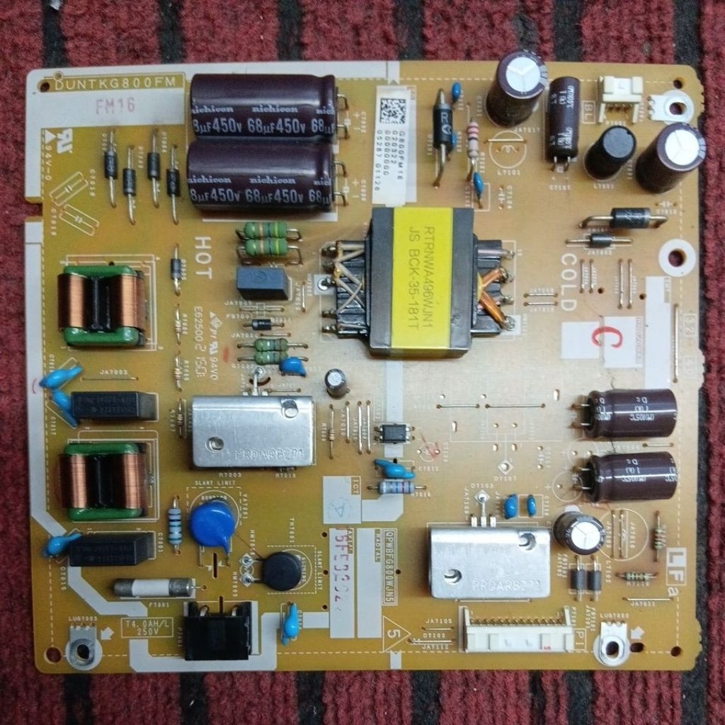 PSU POWER SUPPLAY TV SHARP 2T-C42BG1i - 2T C42BG1I - 42BG1I