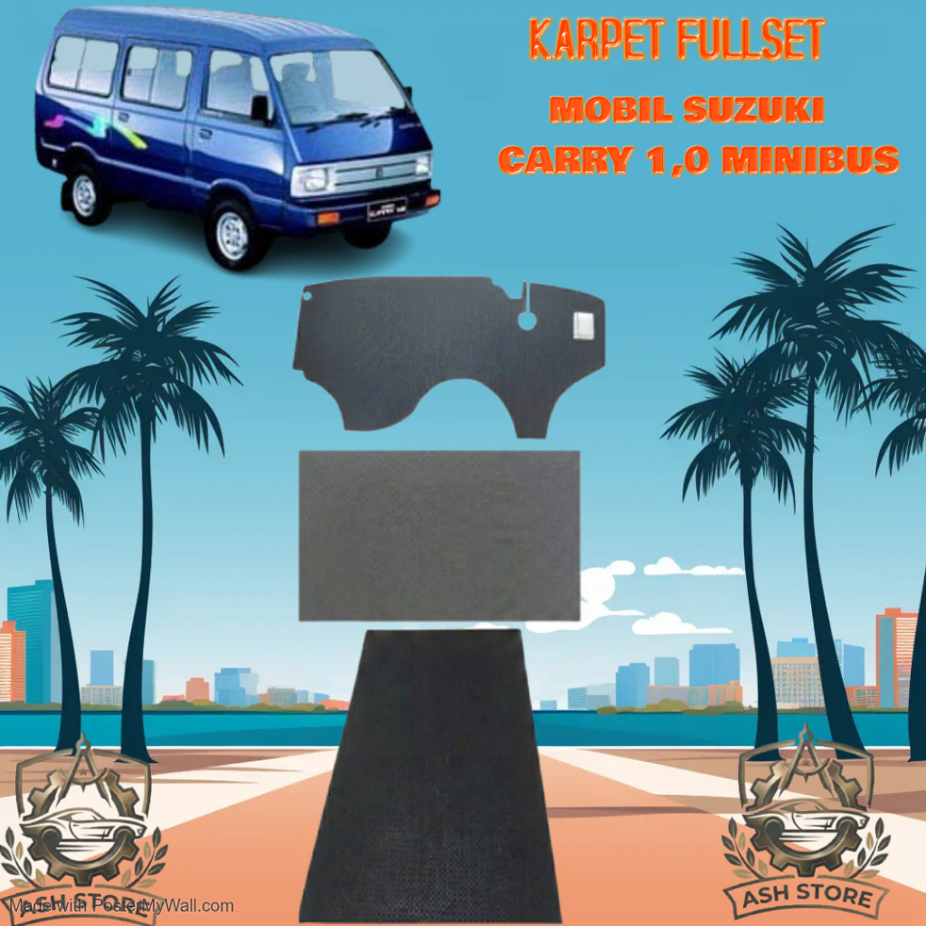 KARPET MOBIL CARRY 1,0 MINIBUS FULLSET