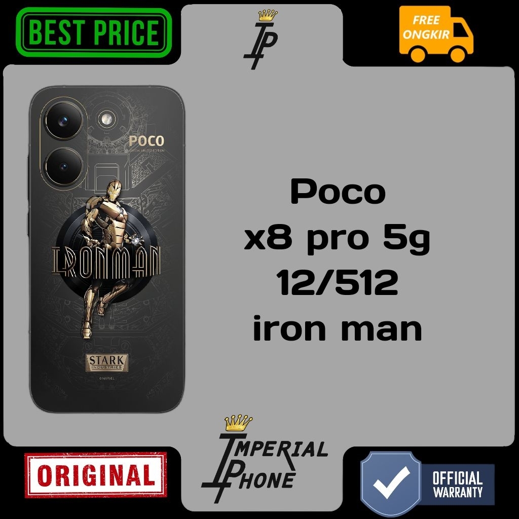 Poco x8 pro 5g 12/512 iron man