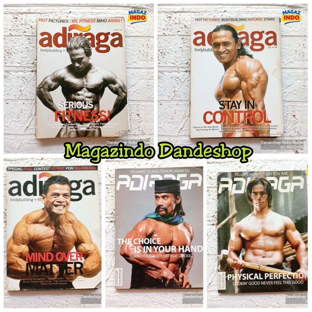Adiraga ~ Bodybuilding Fitness Lifestyles Magazine - Majalah Bekas