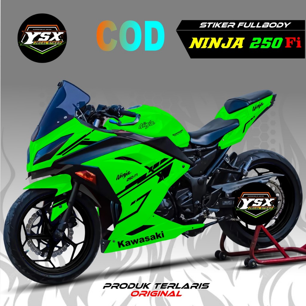 Decal Ninja Fi 250 Stiker Fullbody Model Custm 2