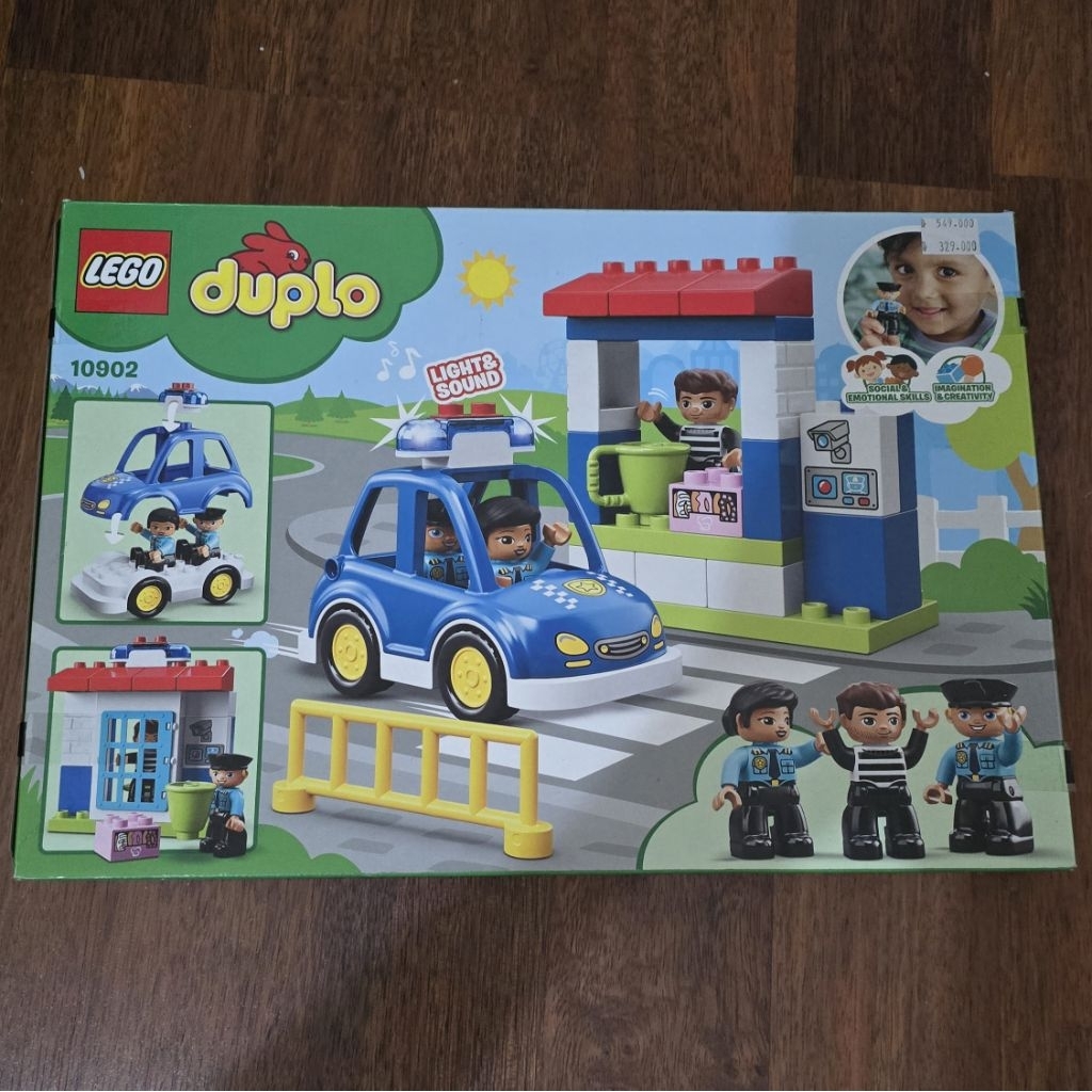 LEGO Duplo POLICE STATION WITH LIGHT & SOUND ORIGINAL 10902 (PRELOVED, good condititon) Complete wit