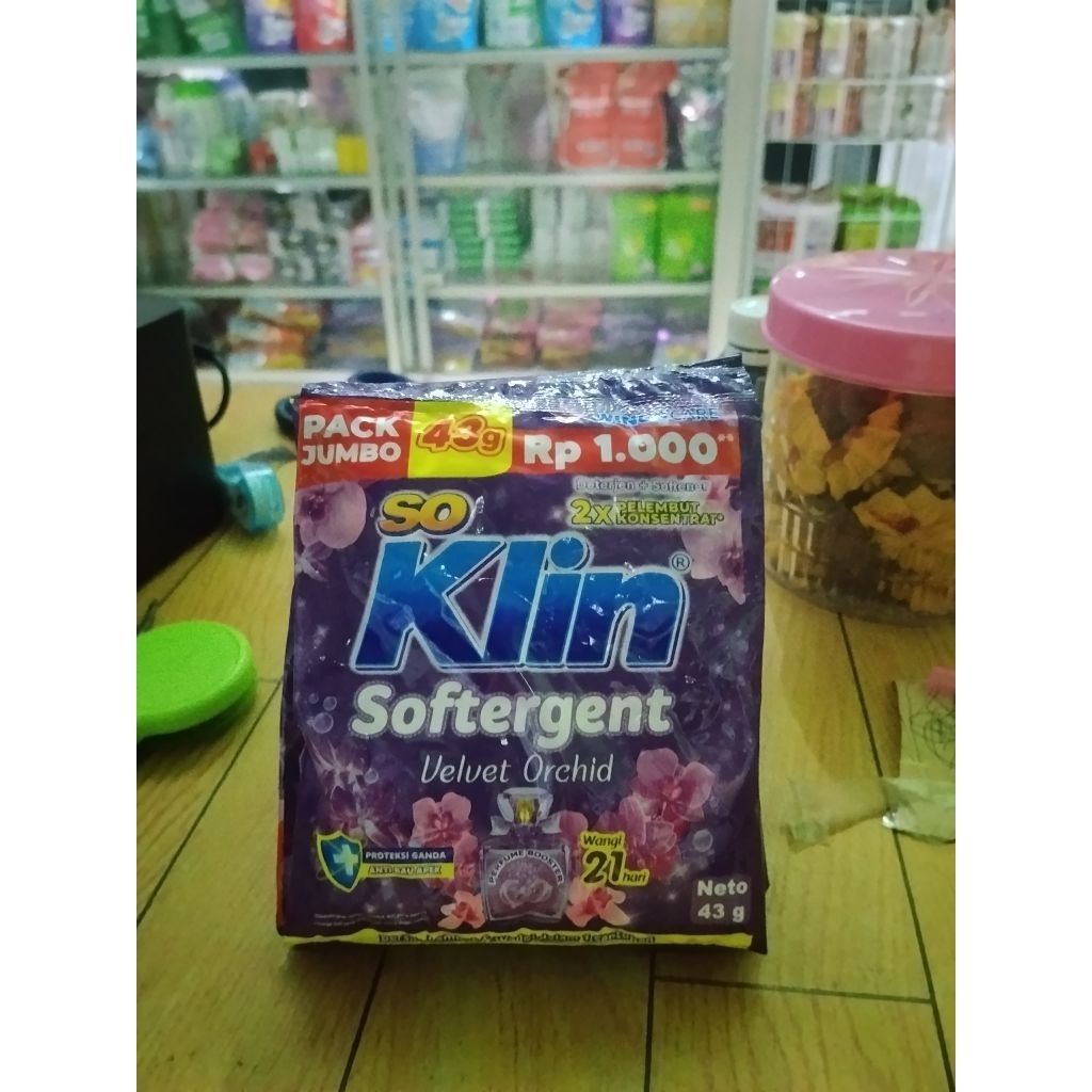 So Klin Softergent Bubuk - 6 Sachet