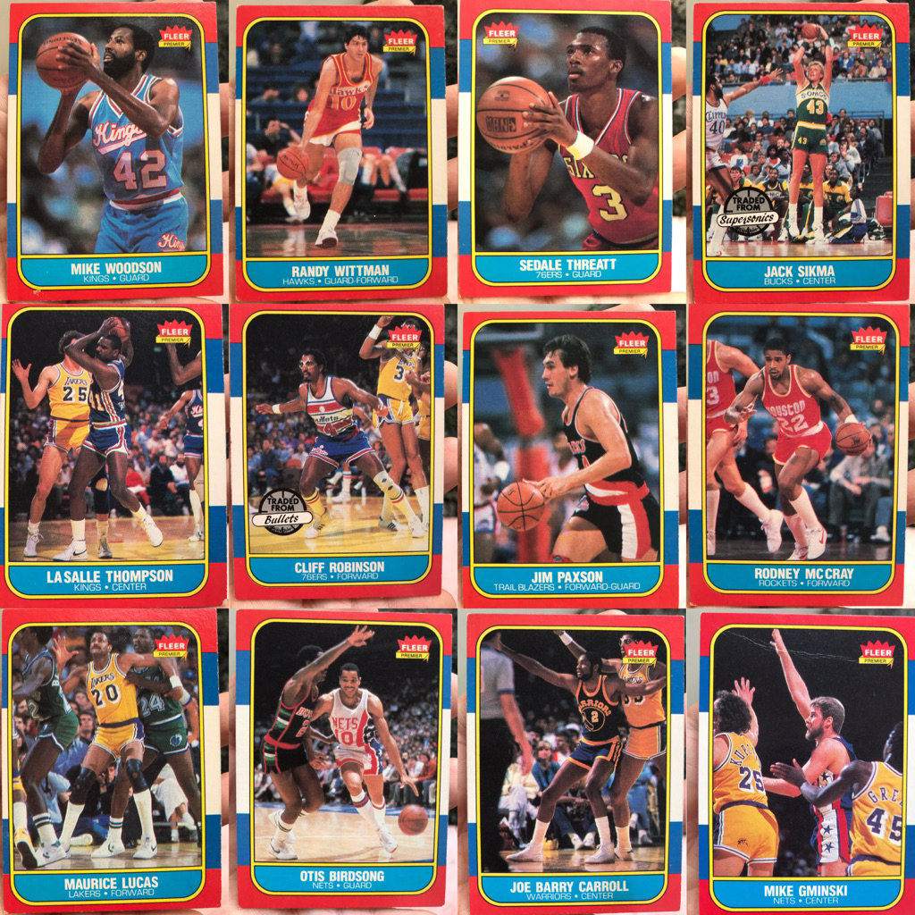 KARTU LEGENDA FLEER PREMIER TAHUN 1986 SET ERA ROOKIE CARD MICHAEL JORDAN