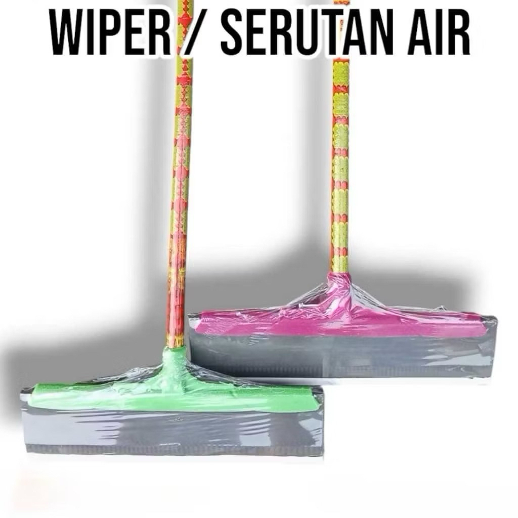 Wiper Lantai Karet Serok Air Pel Karet Lantai Pelan Wiper Pembersih Lantai Basah