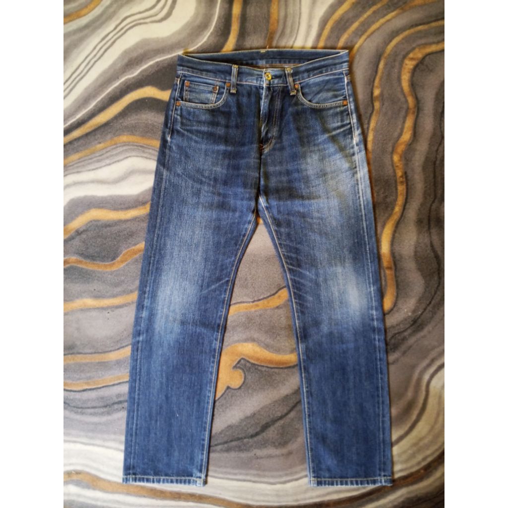 Celana Panjang Jeans Uniqlo Selvedge Second Original