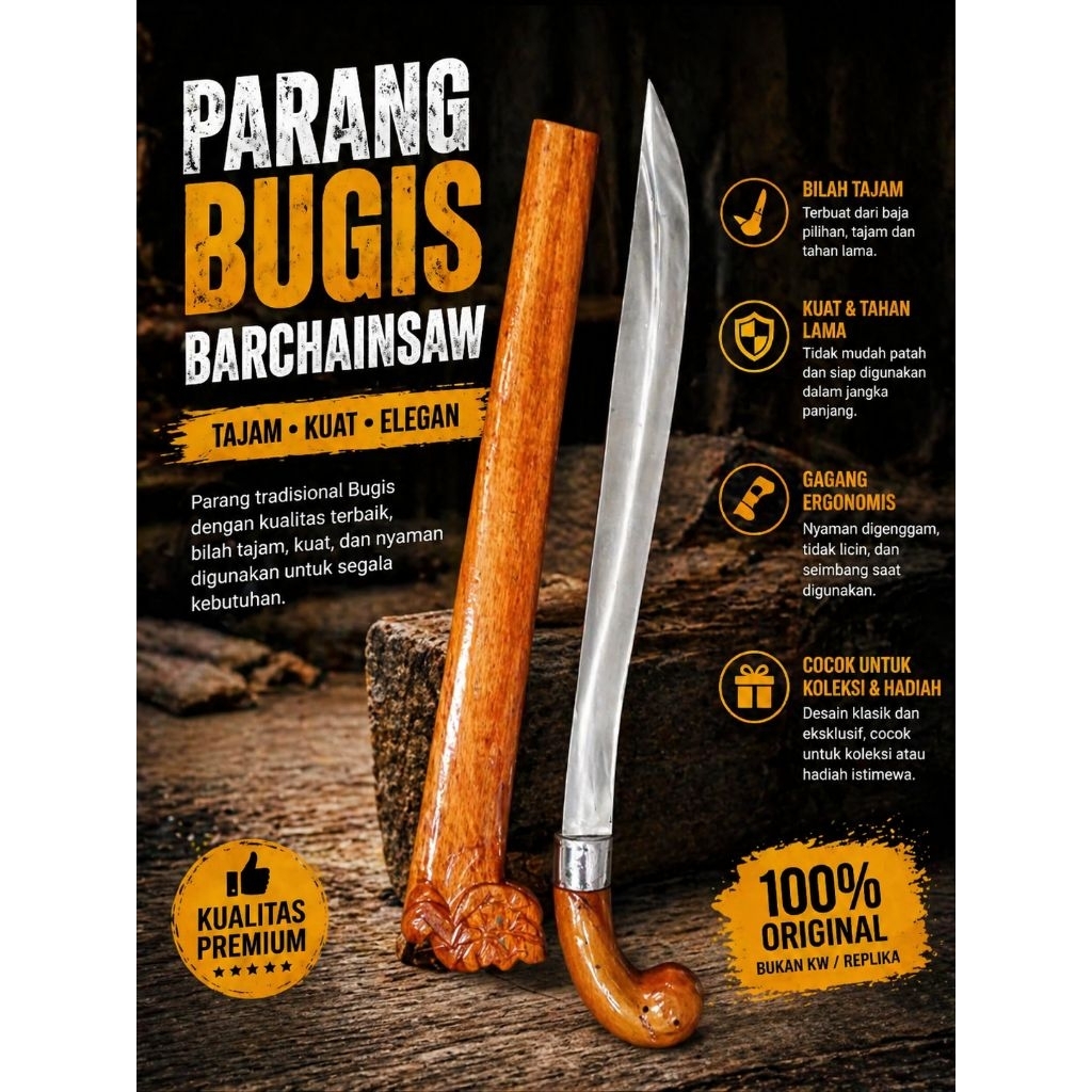 Perkakas Bugis Barsenso 40 cm