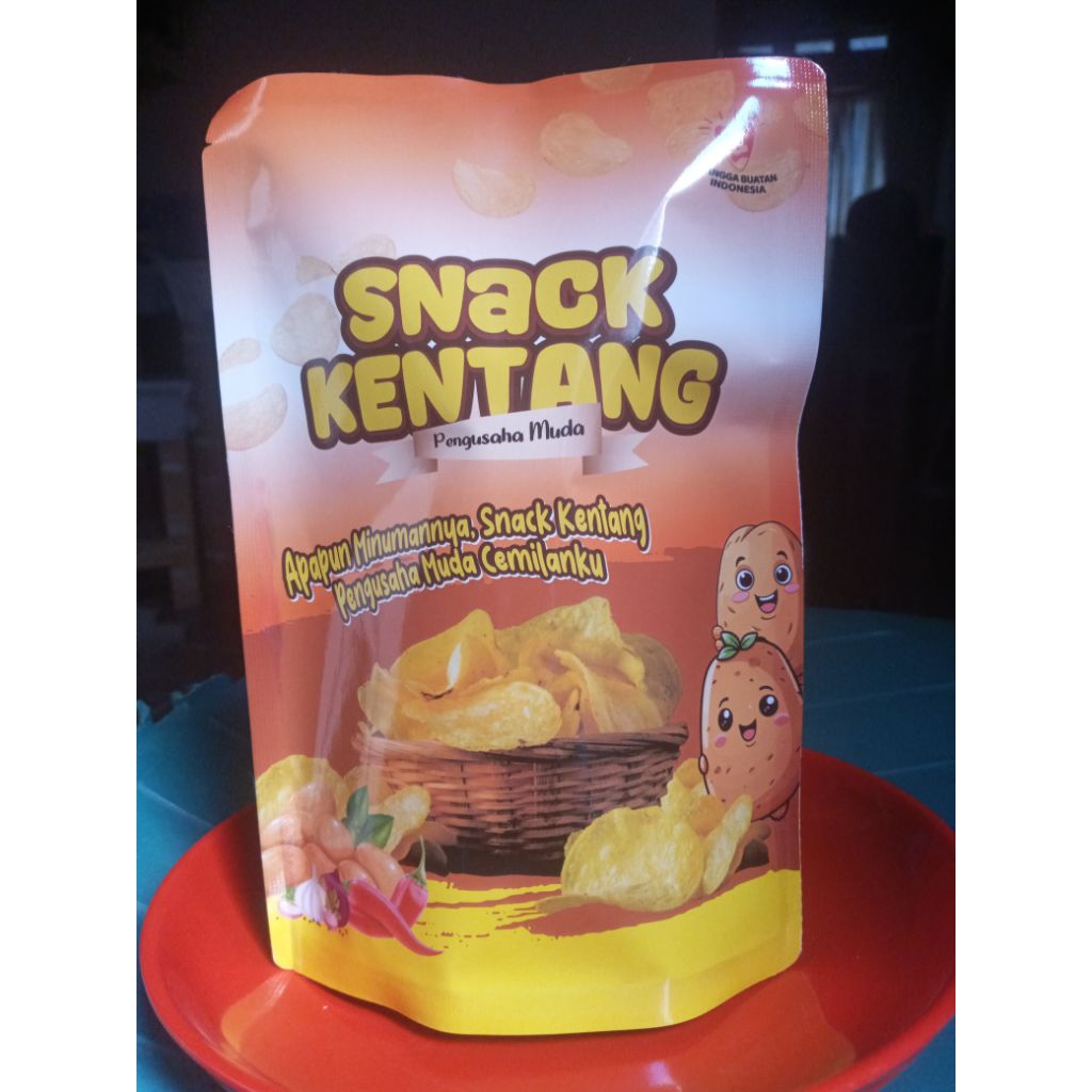 1 piece Snack Kentang Pengusaha Muda - keripik kentang - cemilan kentang - olahan kentang - makanan 