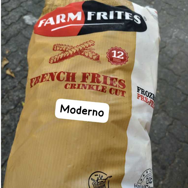 French Fries Farm Frites Crinkle Cut 12mm 2 Kg