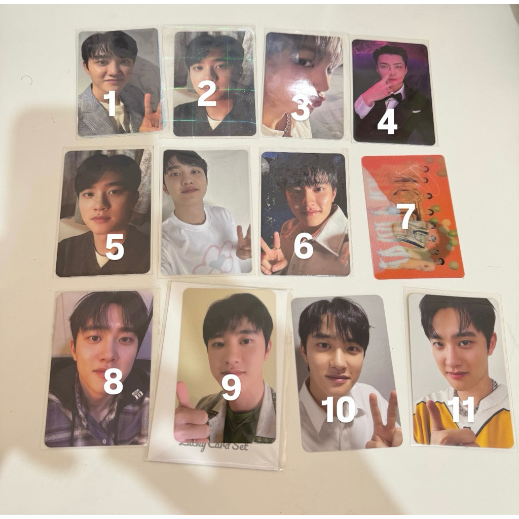 PHOTOCARD EXO KYUNGSOO SEHUN KAI DO OFFICIAL PC EXO