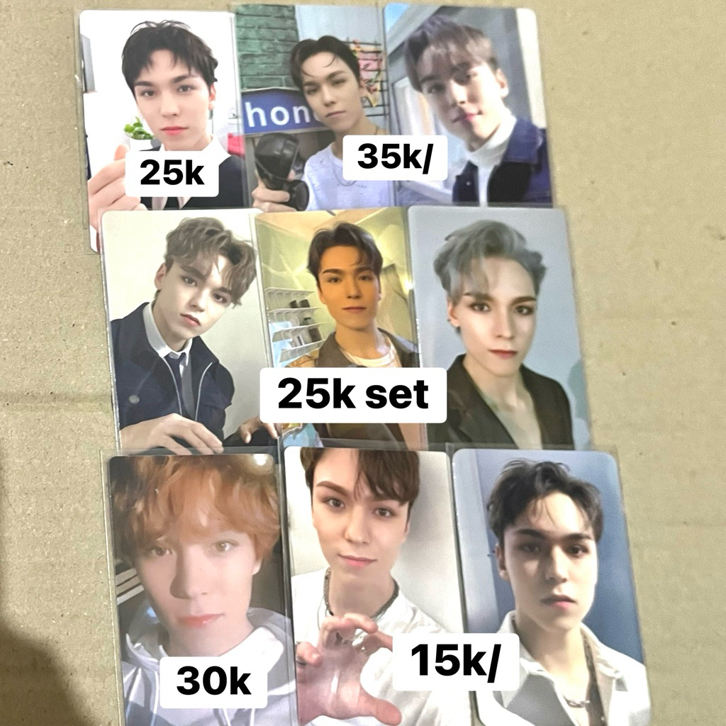 (UPDATE 5/5) OFFICIAL PC baca desc seungkwan vernon caratland membkt ymmd sihopee fansign attacca ca