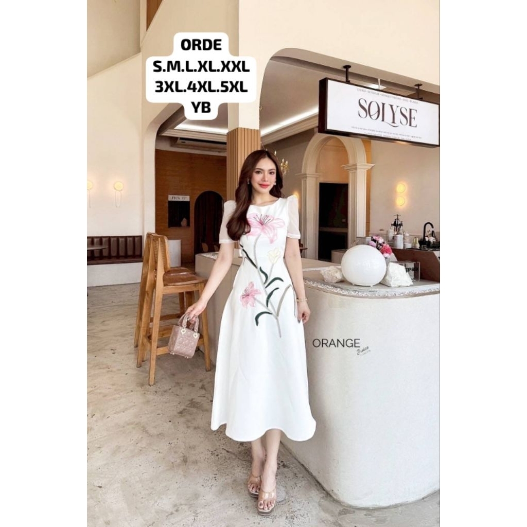 Dress Party / Dress natal/ Dress greja / Dress bangkok by Orange juice