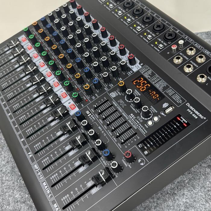 Power Mixer Dusenberg PFX608 – PFX608 Power Mixer Dusen berg 8 Channel PFX608 – GARANSI RESMI 2 TAHUN Headphones Pc