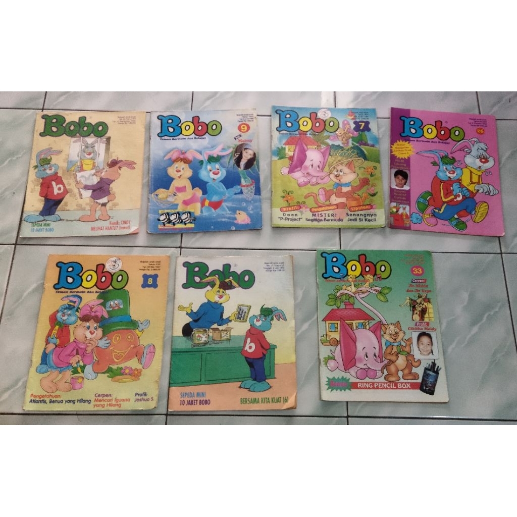Paket Majalah Bobo Tahun 1990-1999