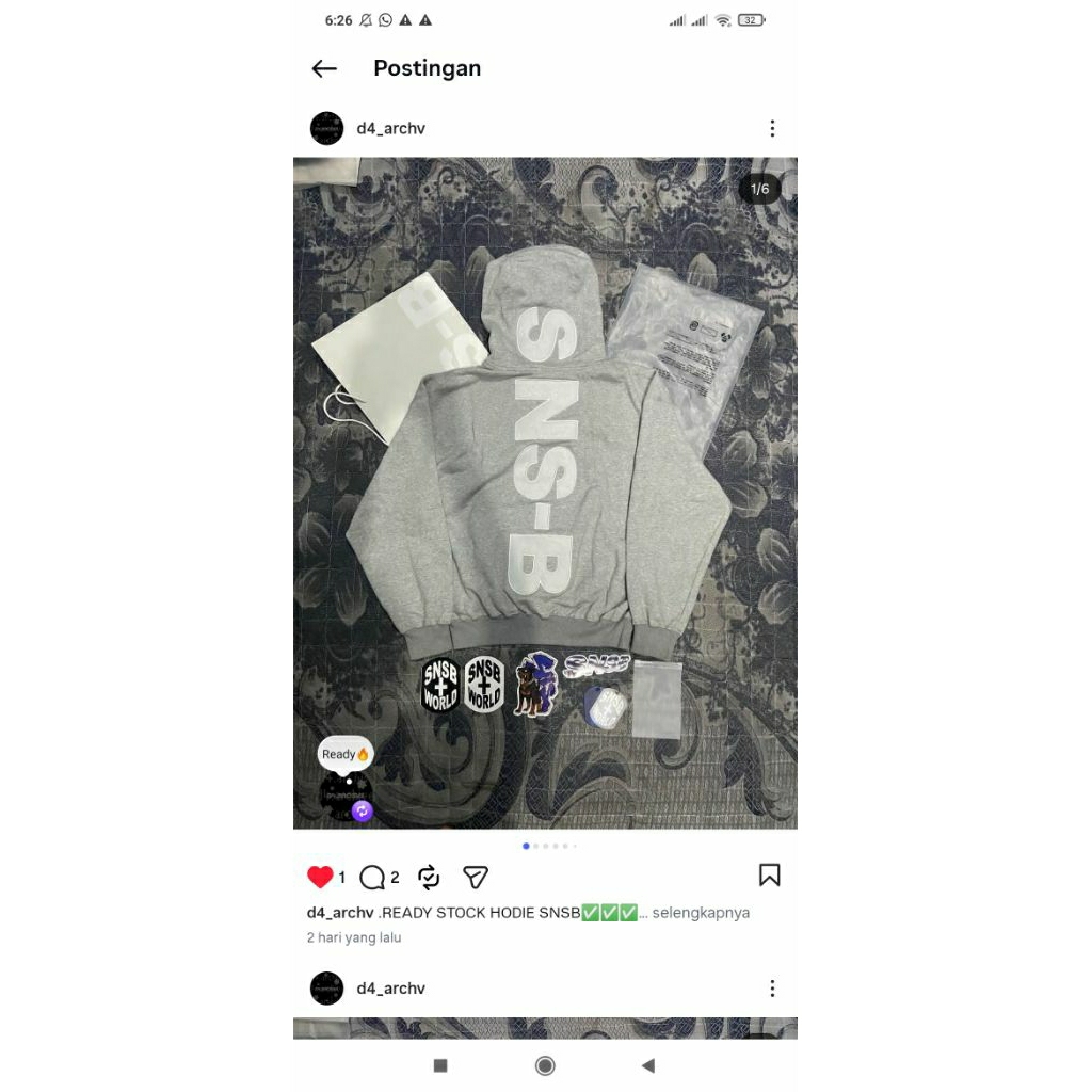 HODIE GROGIO SNSB LENGKAP