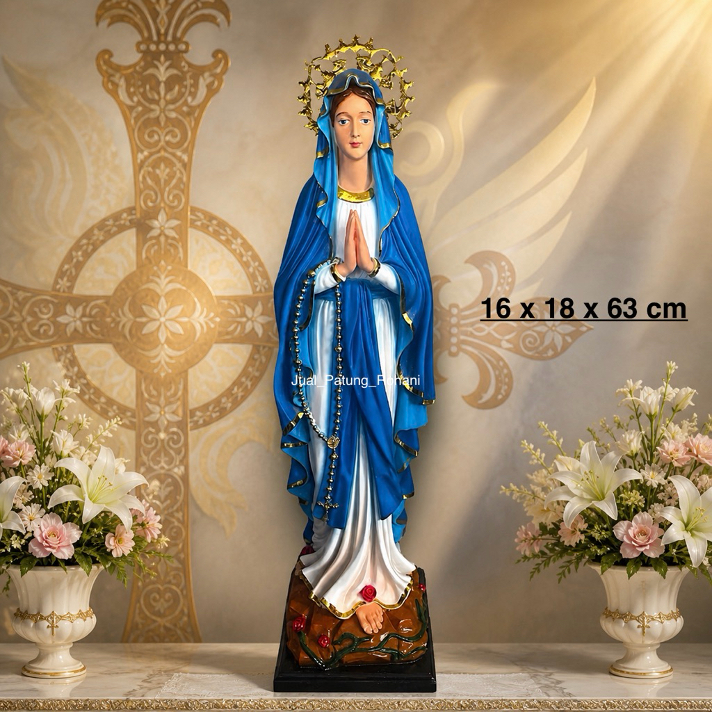 Patung Maria Lourdes 60 cm