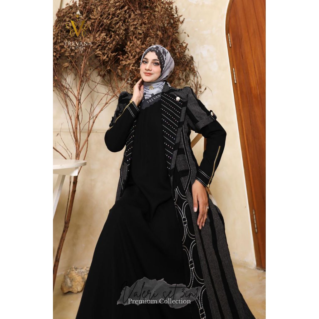 (COD) New Gamis Syari Valeri Series by Trevana