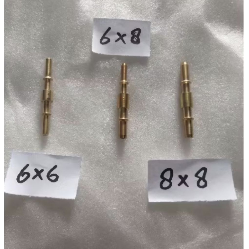 Nepel Tusuk Gigi 6x6 mm nepel kuningan  ict nepel injektor cleaner servis injeksi