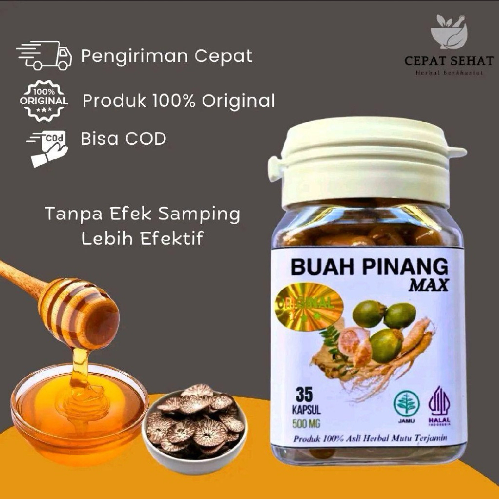 Kapsul Pinang Muda Asli Herbal Original