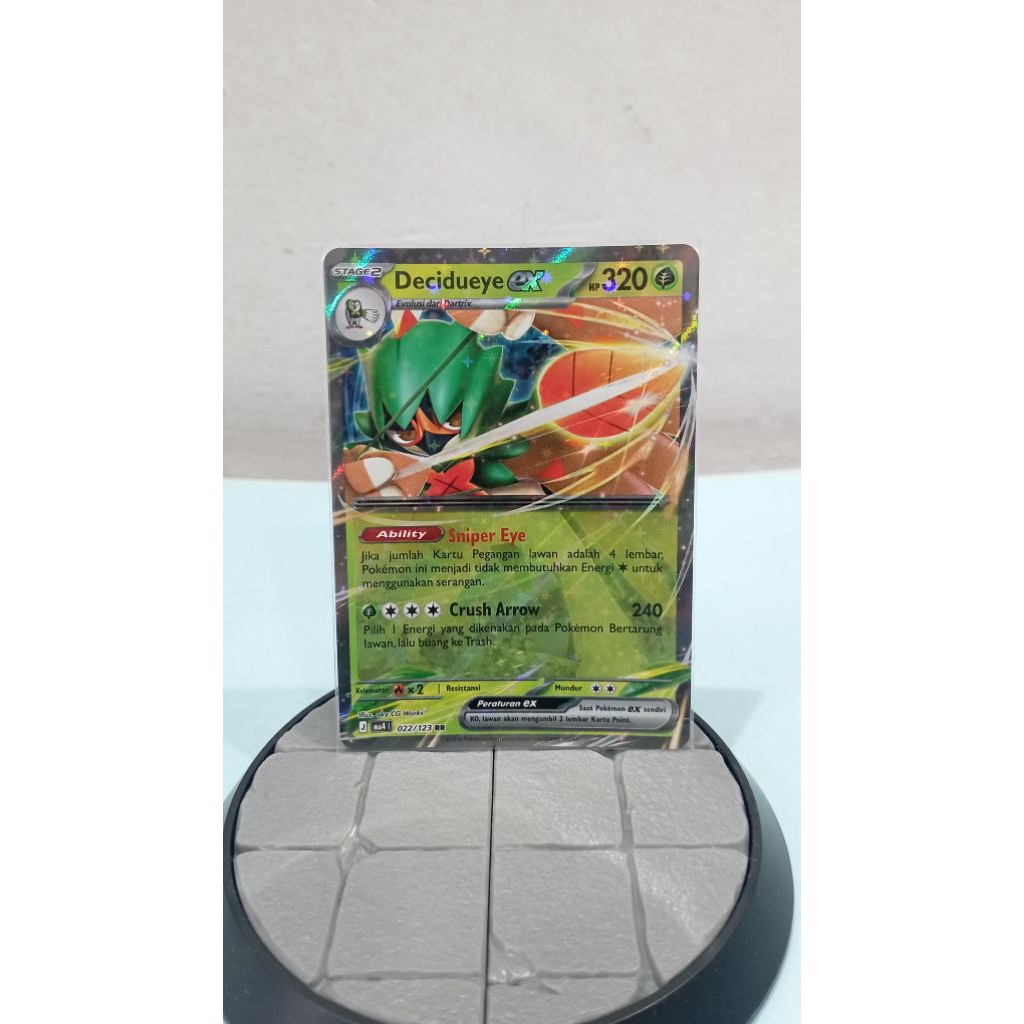 tcg pokemon decidueye EX MA4 foil/holo