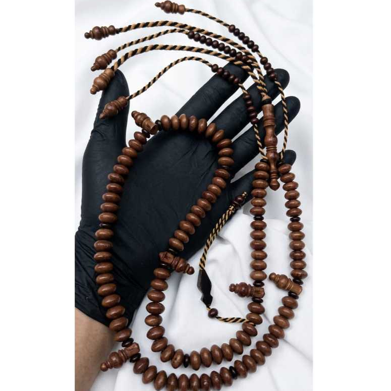 tasbih kayu walikukun aneka warna setting tijani super original