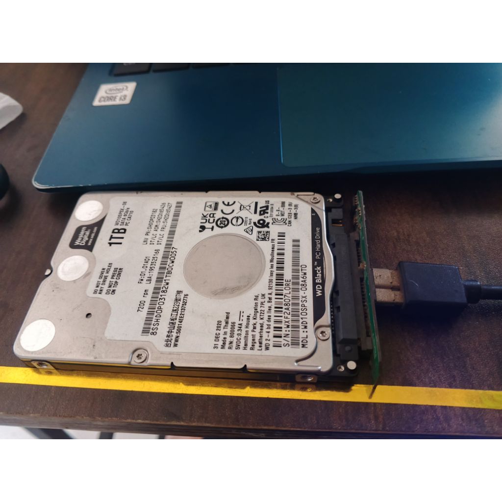 HDD slim WD black 1tb