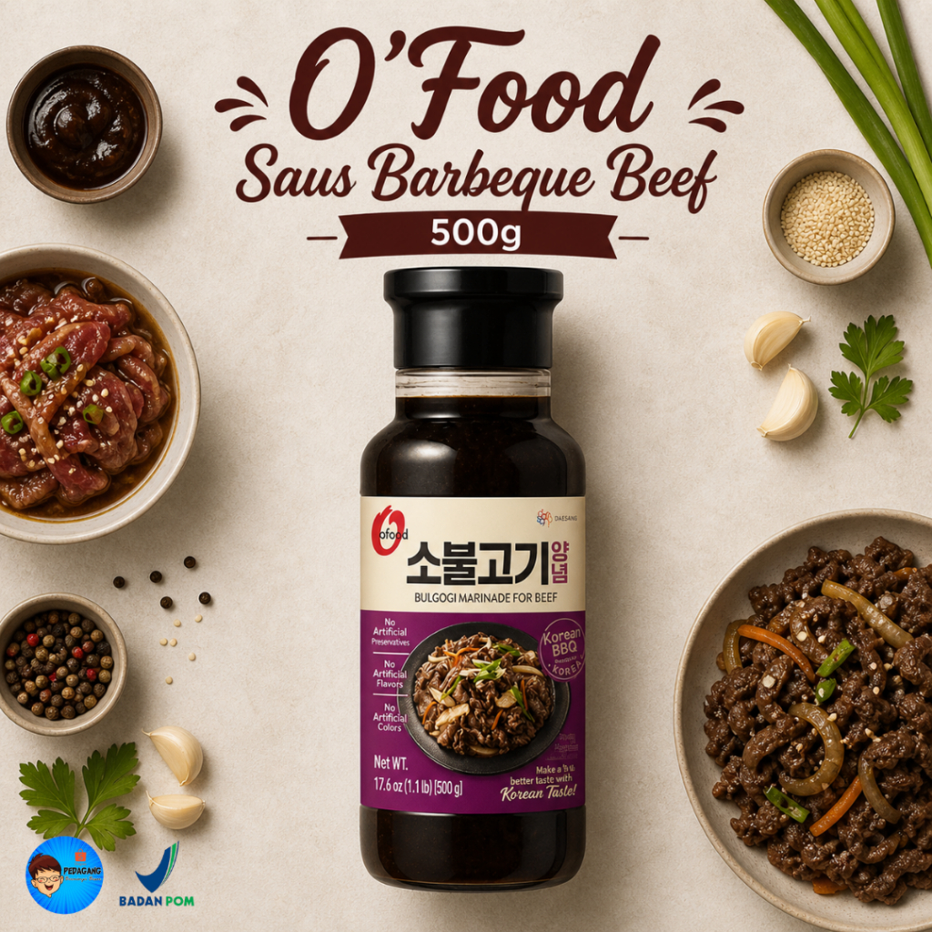 [PBB] O'Food Saus Barbeque Beef 500g / Saus BBQ Daging Sapi Korea / Bumbu Marinasi Grill / Korean Ba