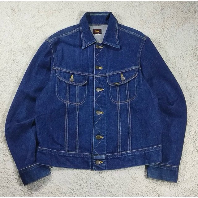 LEE RIDER SANFORIZED VTG TRUCKER JACKET UNION MADE USA