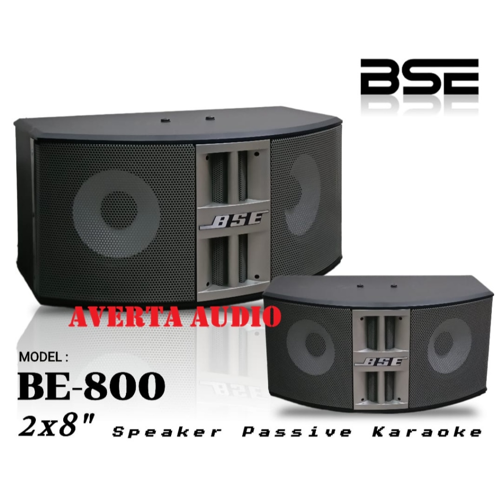 SPEAKER PASIF KARAOKE BSE BE-800 SPEAKER 8 INCH DOUBEL WOOFER BSE BE 800 MAX 250 WATT