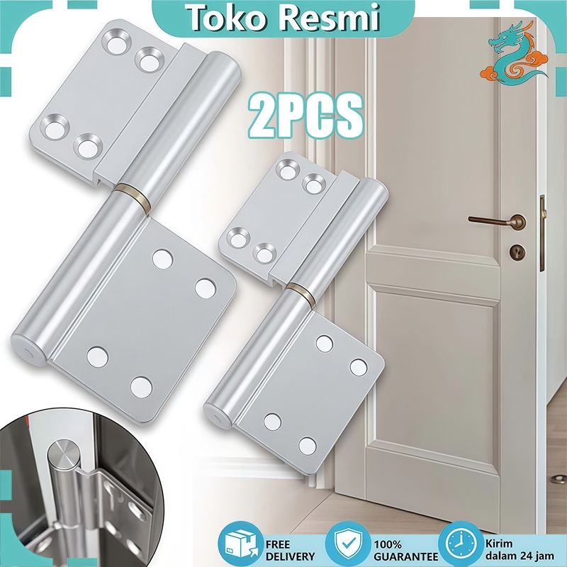 2PCS Engsel Pintu Aluminium Engsel Pintu Dan Jendela Engsel Pintu Kamar / Engsel Pintu Kamar Mandi