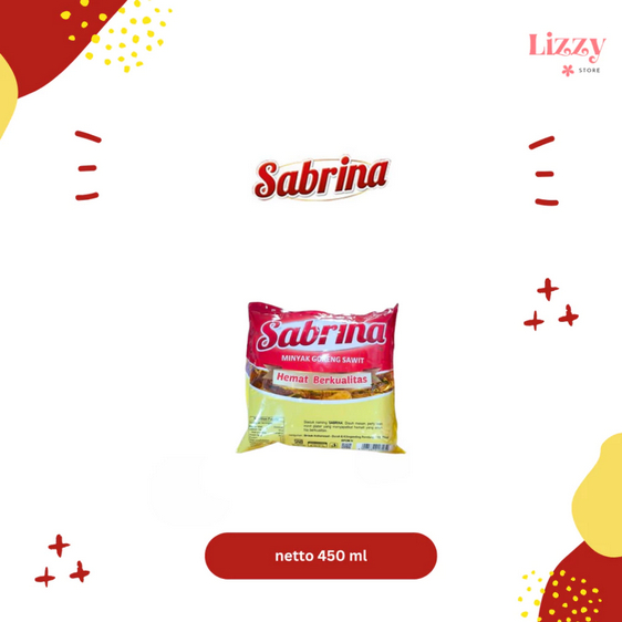 Minyak Goreng Sabrina 450ml - Gurih, Sedap, dan Praktis
