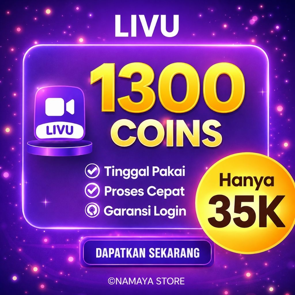 Akun LivU isi Coin + VIP  - SIAP PAKAI | MURAH