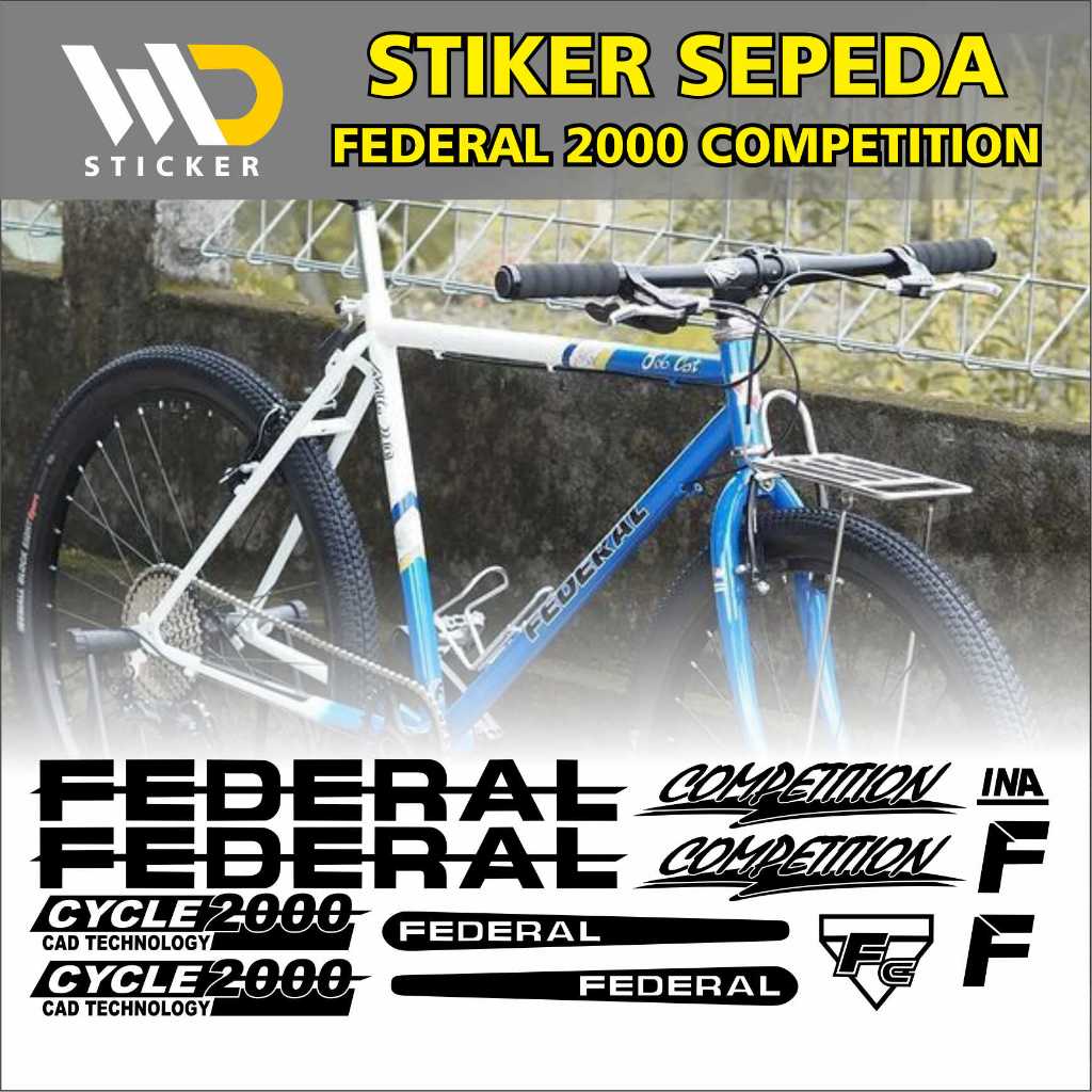 STIKER CUTING SEPEDA FEDERAL COMPETITION