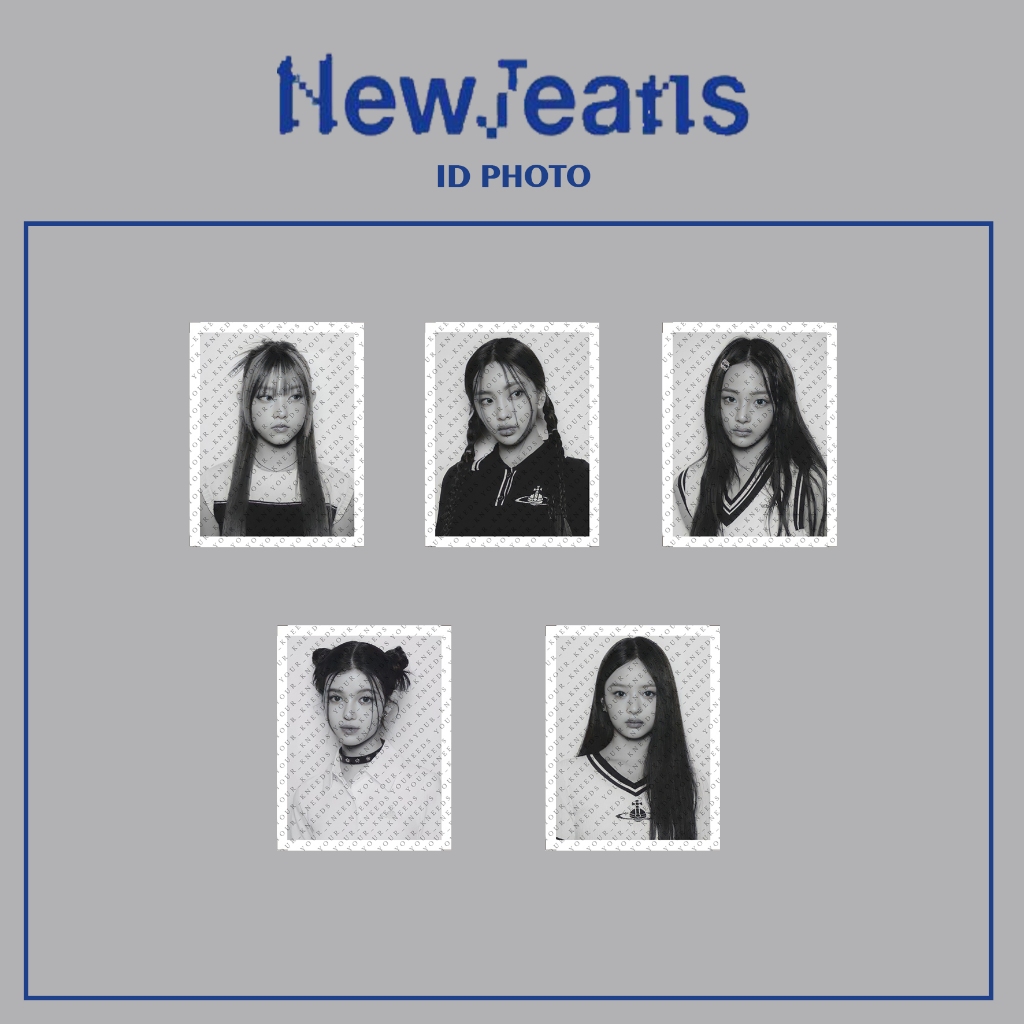 UNOFFICIAL NEW JEANS ID PHOTO SET