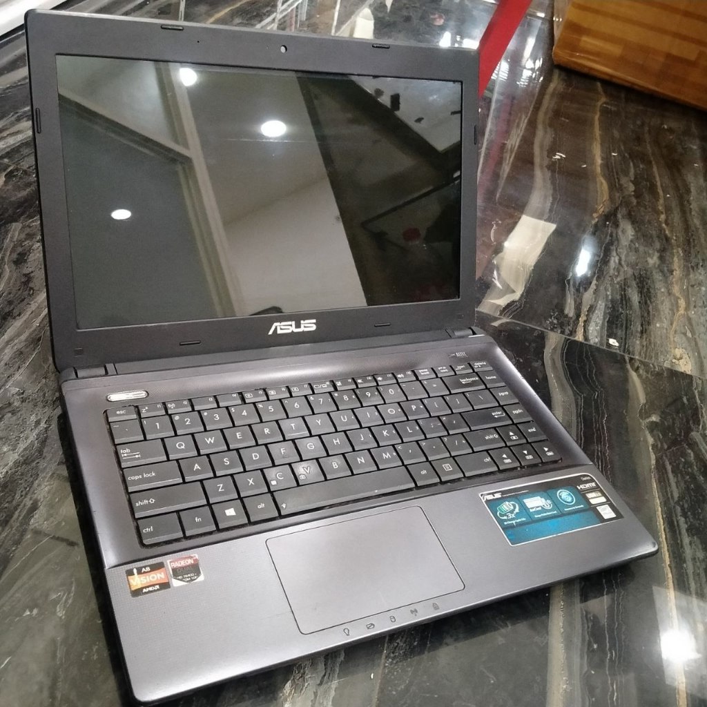 Laptop Asus K45DR AMD A8-4500M Ram 4Gb Ssd Siap Pakai