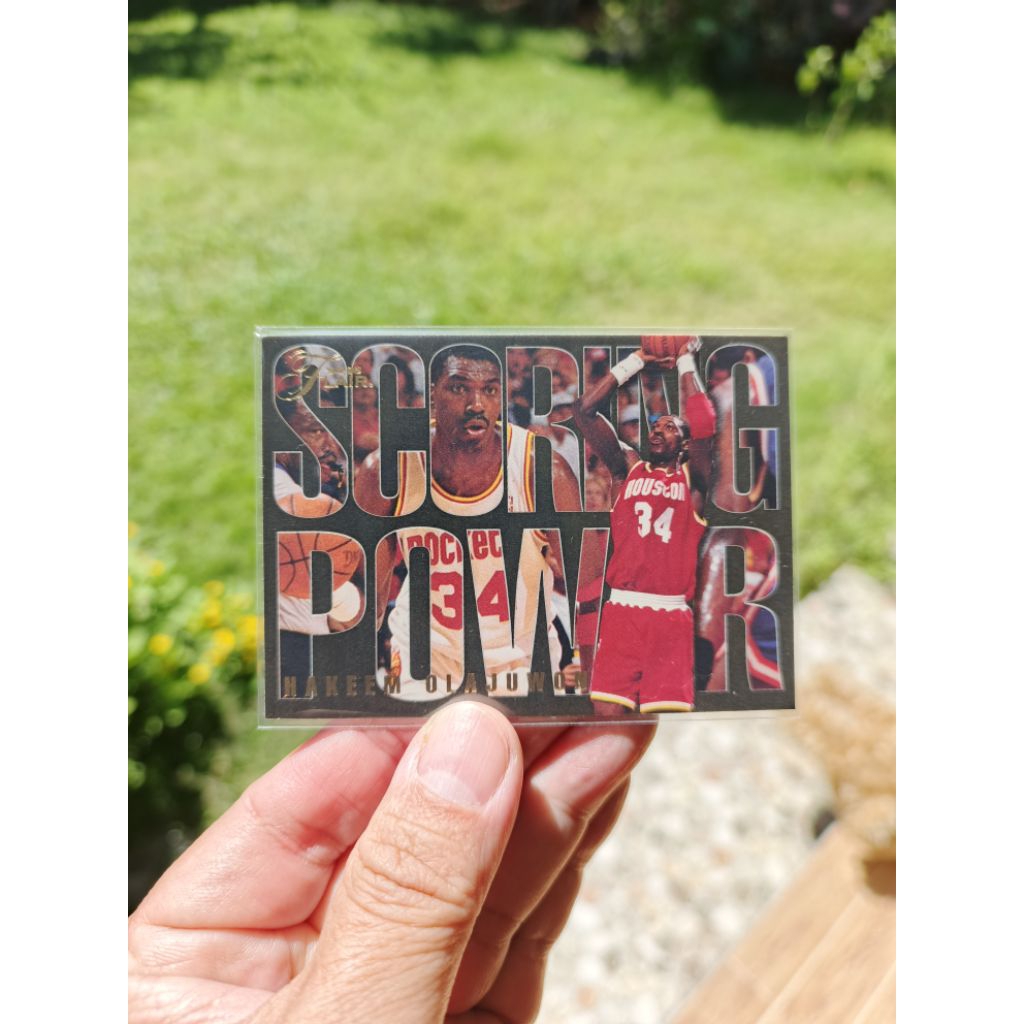 kartu basket 1994 Flair Scoring Power Hakeem Olajuwon