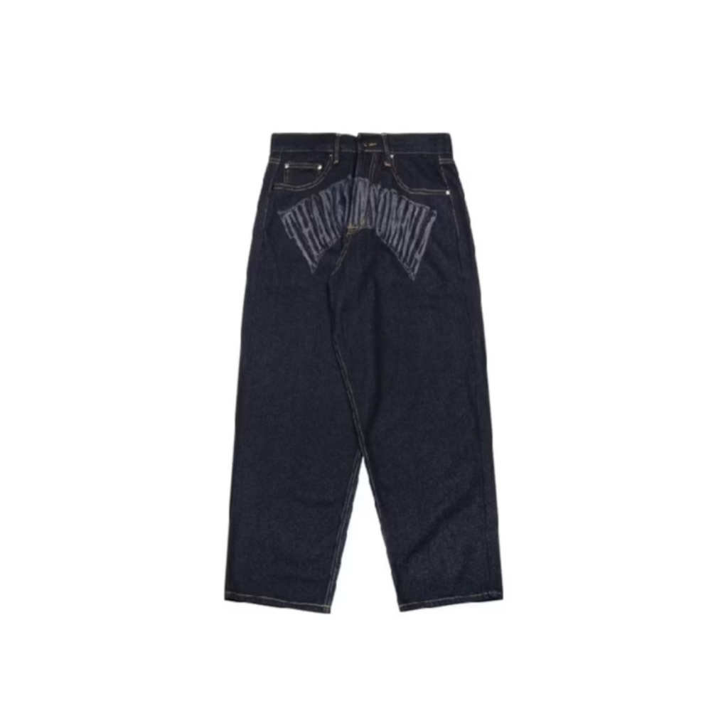 Denim Pants Draelle Arch Indigo Blue -Thanksinsomnia