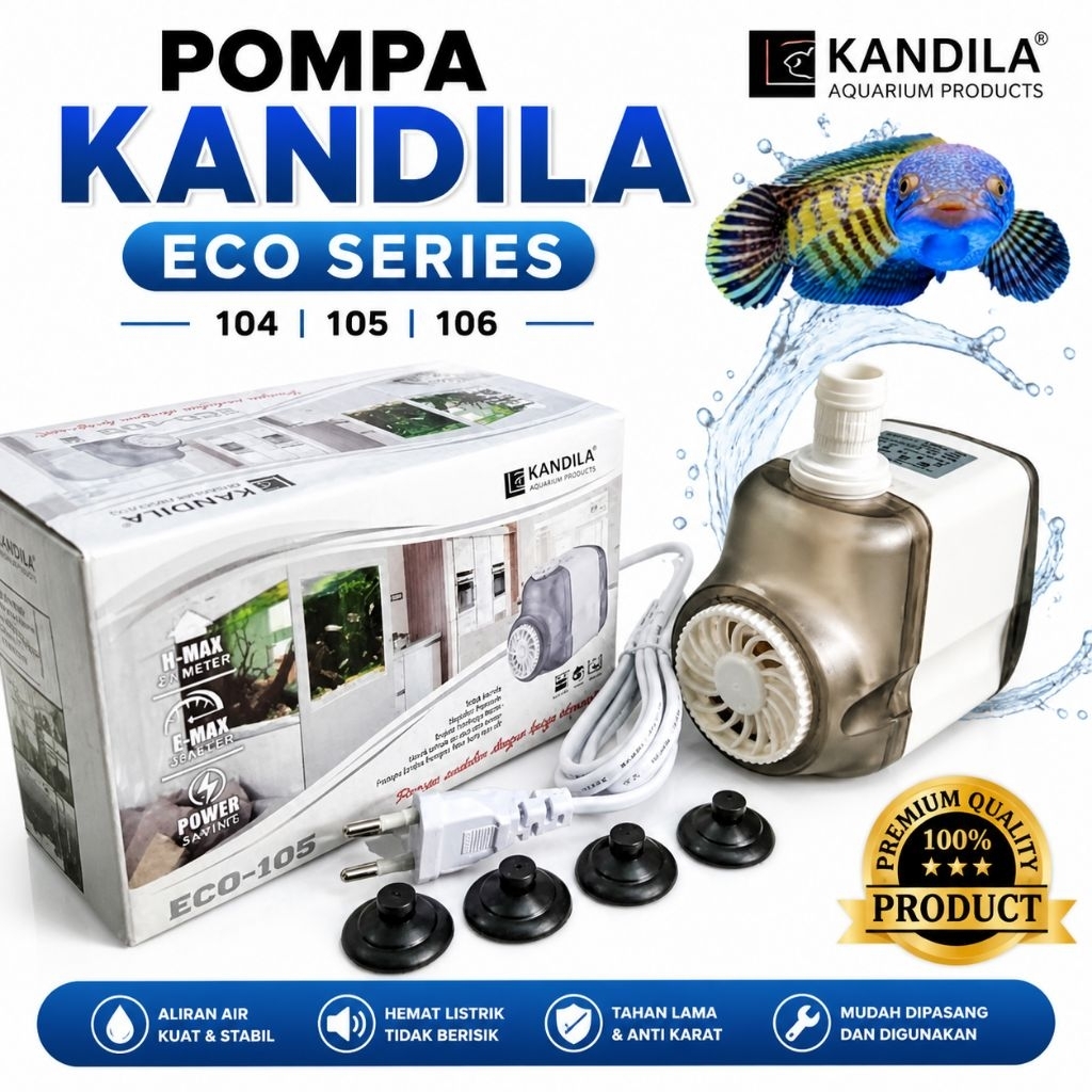 KANDILA ECO 103-107 POMPA AQUARIUM DAN KOLAM