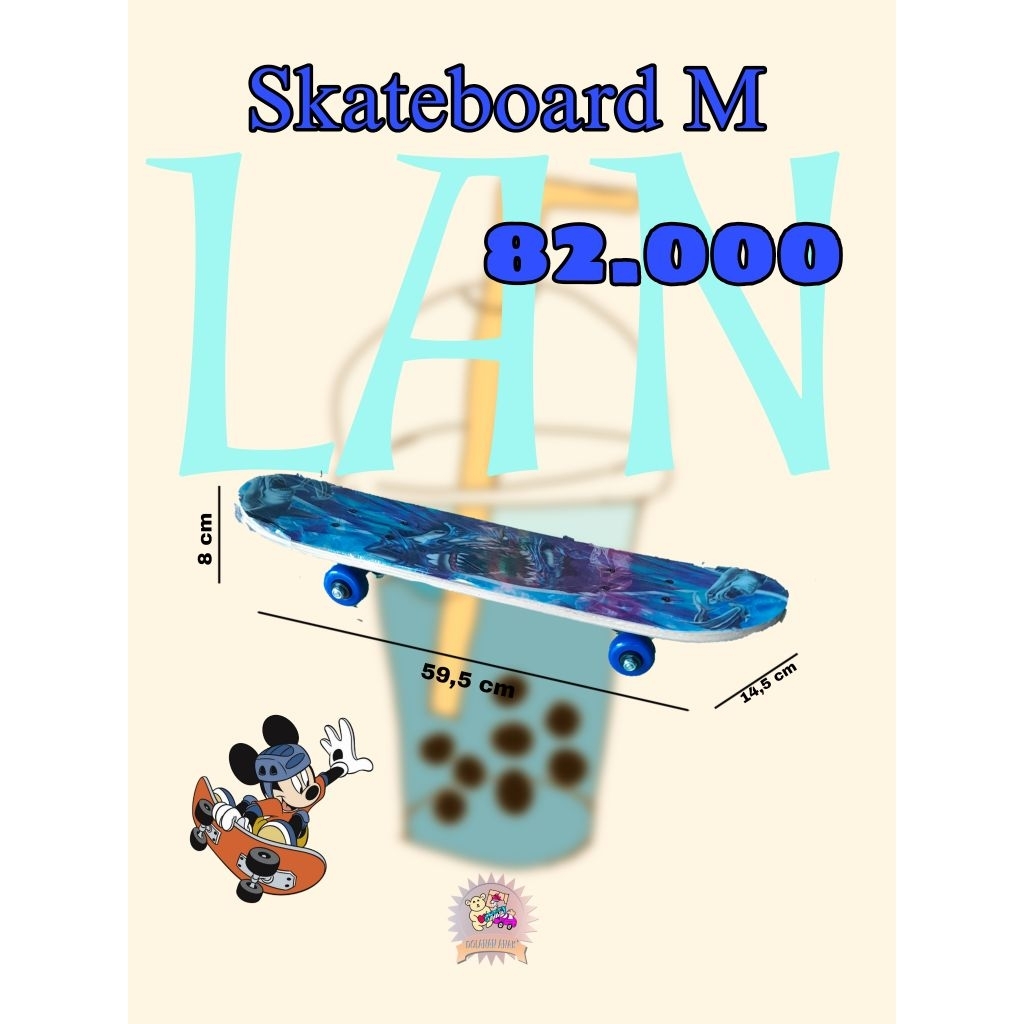 Skateboard Anak Mainan Anak skateboard M tanggung
